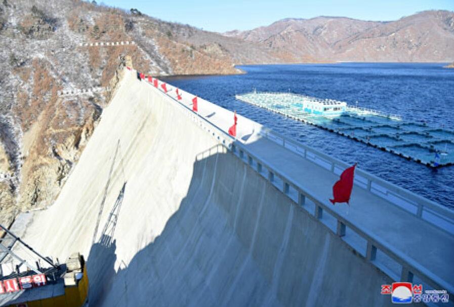 朝鲜八乡水坝竣工 去年被金正恩狠批:30多年未完工